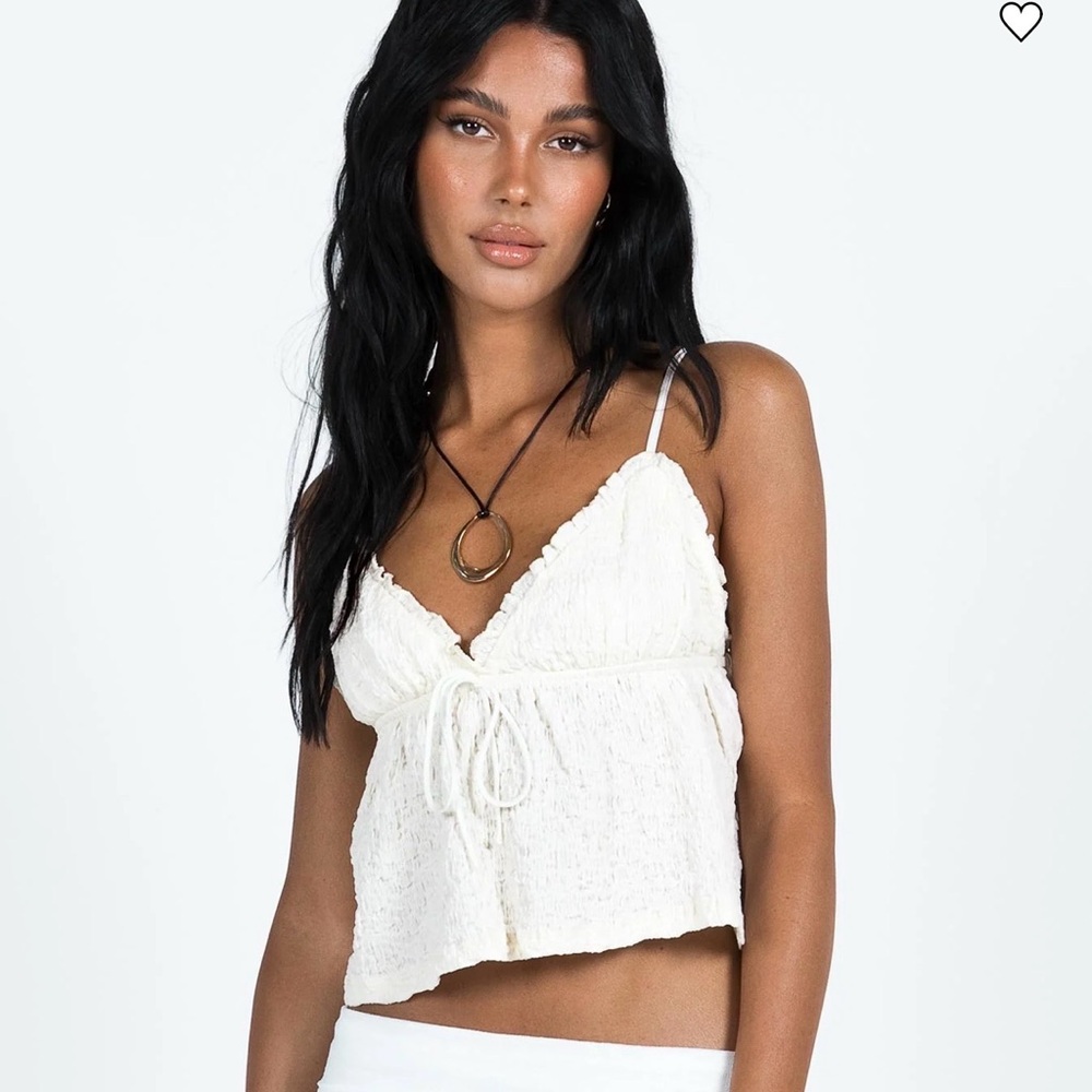 Princess Polly Kellan Top Cream